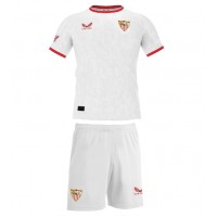 Sevilla Fußballbekleidung Heimtrikot Kinder 2024-25 Kurzarm (+ kurze hosen)